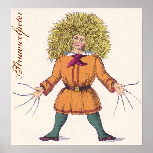 Struwwelpeter ~ Heinrich Hoffmann Poster (Voorkant)
