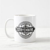 Strychnine stijlgifteetiket mok (Links)