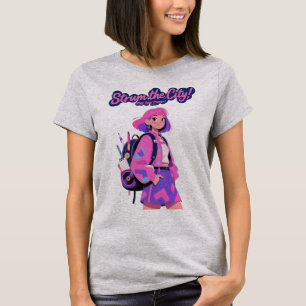 Stryd op de Stad! Speel Je Kracht! Trendy Dames- T-shirt