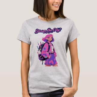 Stryd op de Stad! Speel Je Kracht! | Trendy Dames- T-shirt