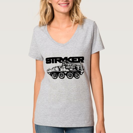 Stryker Handen Nano V-hals T-shirt voor dames (Voorkant)