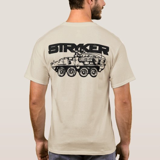 Stryker Mannen basic T-shirt (Achterkant)