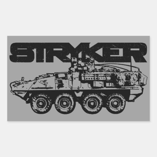 Stryker Rectangle Stickers (Voorkant)