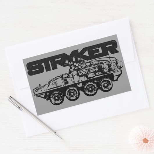 Stryker Rectangle Stickers (Envelop)