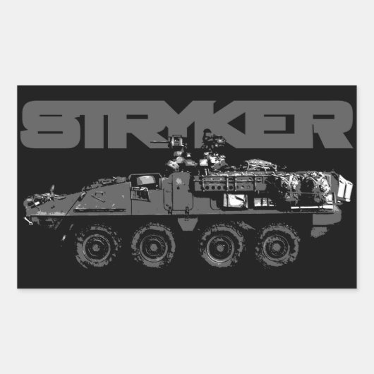 Stryker Rectangle Stickers (Voorkant)