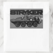 Stryker-Sticker Rechthoekige Sticker (Tas)