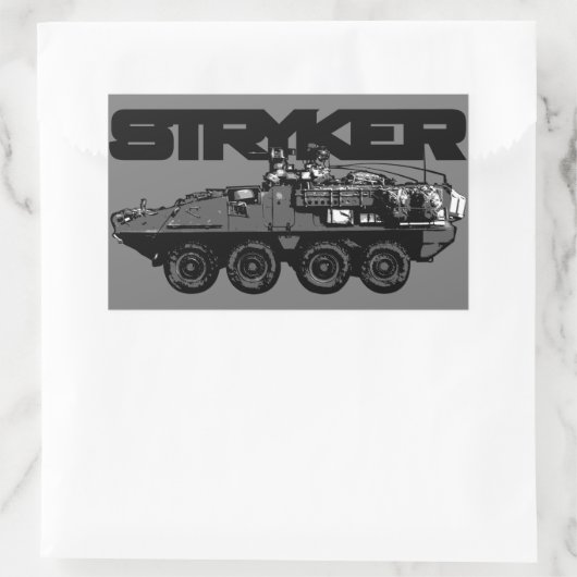 Stryker-Sticker Rechthoekige Sticker (Tas)