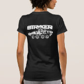 Stryker Women's Bella Canvas Fine Jersey T-Sh T-shirt (Achterkant)