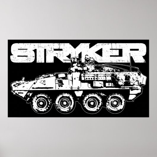 Strykerafdrukken Poster (Voorkant)