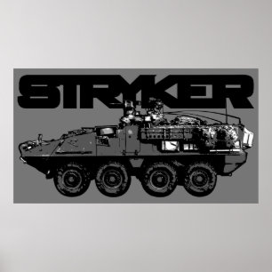 Strykerafdrukken Poster