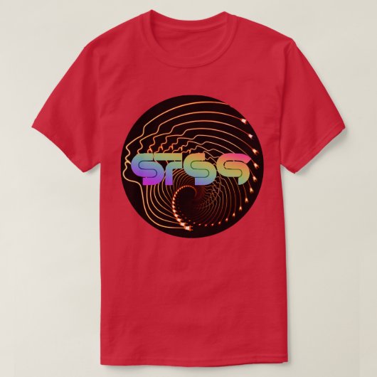 STS9 Psychedelische Face Swirl T-shirt (Design voorkant)