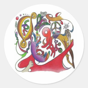 STS9-sticker Ronde Sticker