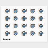 STS 115 Atlantis Ronde Sticker (Vel)