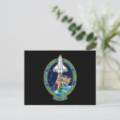STS 116 Mission Patch Briefkaart (Staand voorkant)