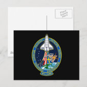 STS 116 Mission Patch Briefkaart (Voorkant / Achterkant)