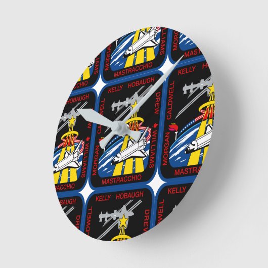 STS-118 Mission Patch Ronde Klok (Hoek)