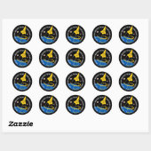 STS 120 Mission Patch Ronde Sticker (Vel)