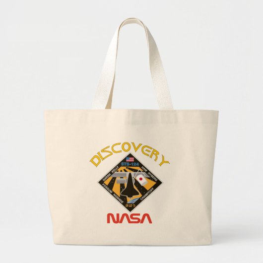STS 124-detectie Grote Tote Bag (Voorkant)
