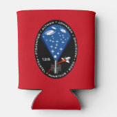 STS 125 Hubble Space Telescope Mission Patch Blikjeskoeler (Achterkant)