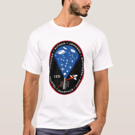 STS 125 Hubble Space Telescope Mission Patch T-shirt