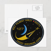 STS-127 Mission Patch Briefkaart (Voorkant / Achterkant)