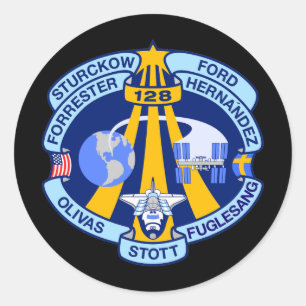 STS-128 RONDE STICKER