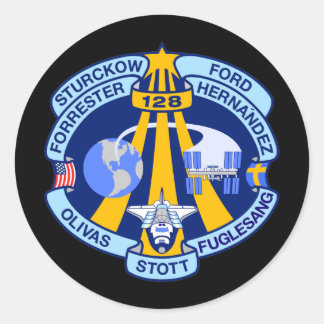 STS-128 RONDE STICKER