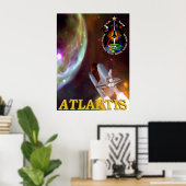 STS 129-patch Poster (Thuiskantoor)