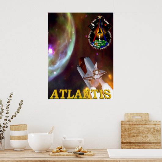 STS 129-patch Poster (Keuken)