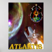 STS 129-patch Poster (Voorkant)