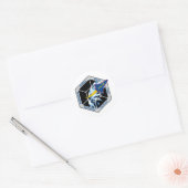 STS 130 Endeavour Ronde Sticker (Envelop)
