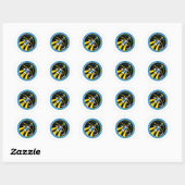 STS 131 Ontdekking Ronde Sticker (Vel)
