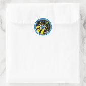 STS 131 Ontdekking Ronde Sticker (Tas)