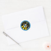 STS 131 Ontdekking Ronde Sticker (Envelop)