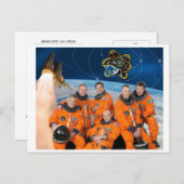 STS-134_Official_Crew_Foto Briefkaart (Voorkant / Achterkant)