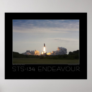 STS-134 Space Shuttle Endeavor Poster