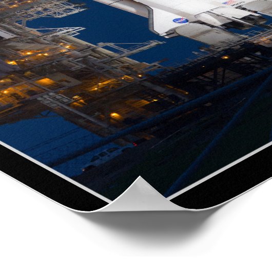 STS-135 Atlantis Poster van de Definitieve Vliegin (Hoek)