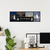 STS-135 Atlantis Poster van de Definitieve Vliegin (Thuiskantoor)