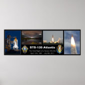 STS-135 Atlantis Poster van de Definitieve Vliegin (Voorkant)