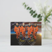 STS-135_Official_Crew_Foto Briefkaart (Staand voorkant)