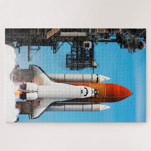 STS-135 Space Shuttle Atlantis Lifting Off Legpuzzel (Horizontaal)