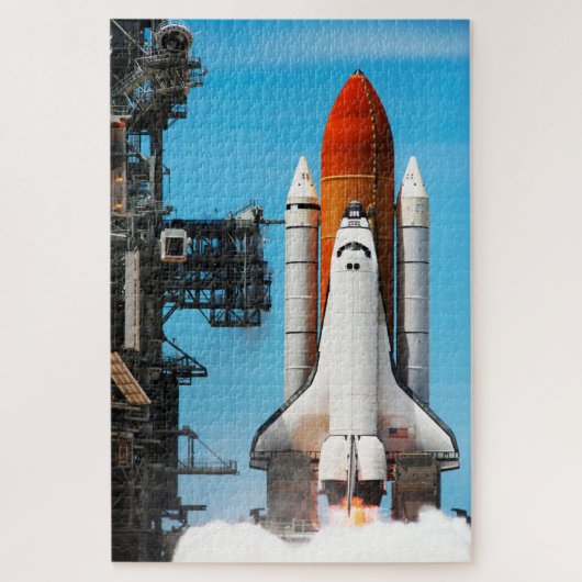 STS-135 Space Shuttle Atlantis Lifting Off Legpuzzel (Verticaal)