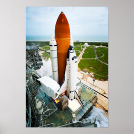STS-135 Space Shuttle Atlantis Start Poster