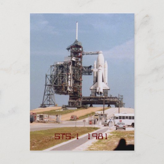 STS-1 1981 briefkaart (Voorkant)