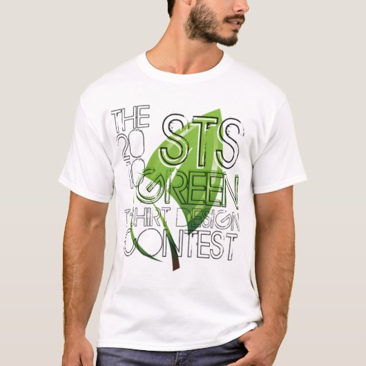STS 2010 Green T-Shirt Desgin T-shirt (Voorkant)