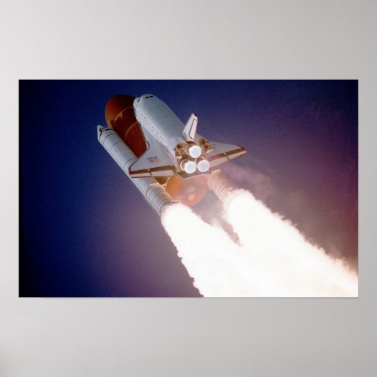 STS-27, Orbiter Atlantis, Liftoff Poster (Voorkant)
