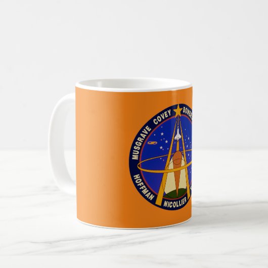 Sts-61-Mission Patch Koffiemok (Voorkant links)