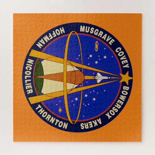 Sts-61-Mission Patch Legpuzzel (Horizontaal)
