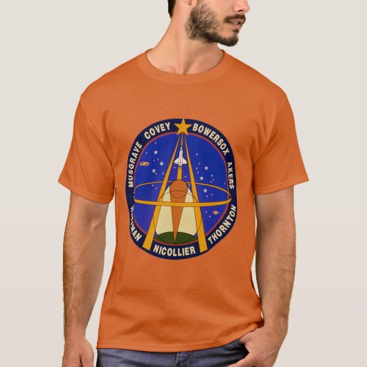 Sts-61-Mission Patch T-shirt (Voorkant)