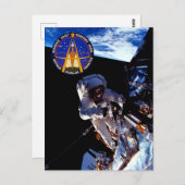 STS-61 (Musgrave EVA) Briefkaart (Voorkant / Achterkant)